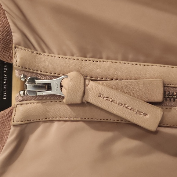 Mackage x Aritzia Cara Light Pink Bomber Jacket - Picture 7 of 7